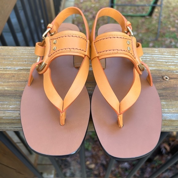 Chloe Shoes - CHLOÉ Demi Leather Thong Sandals NEW!